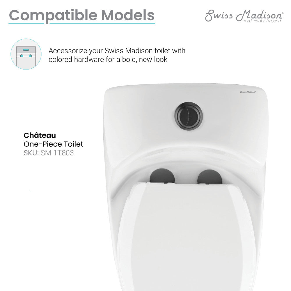 Toilet Hardware Black (SM-1T803HB)