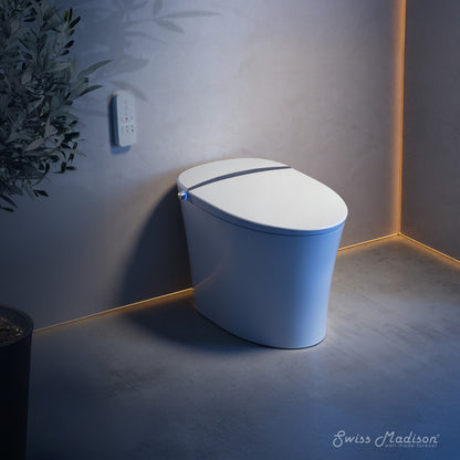 Viro Smart Tankless Elongated Toilet and Bidet, Touchless Vortex Dual-Flush 1.1/1.6 gpf