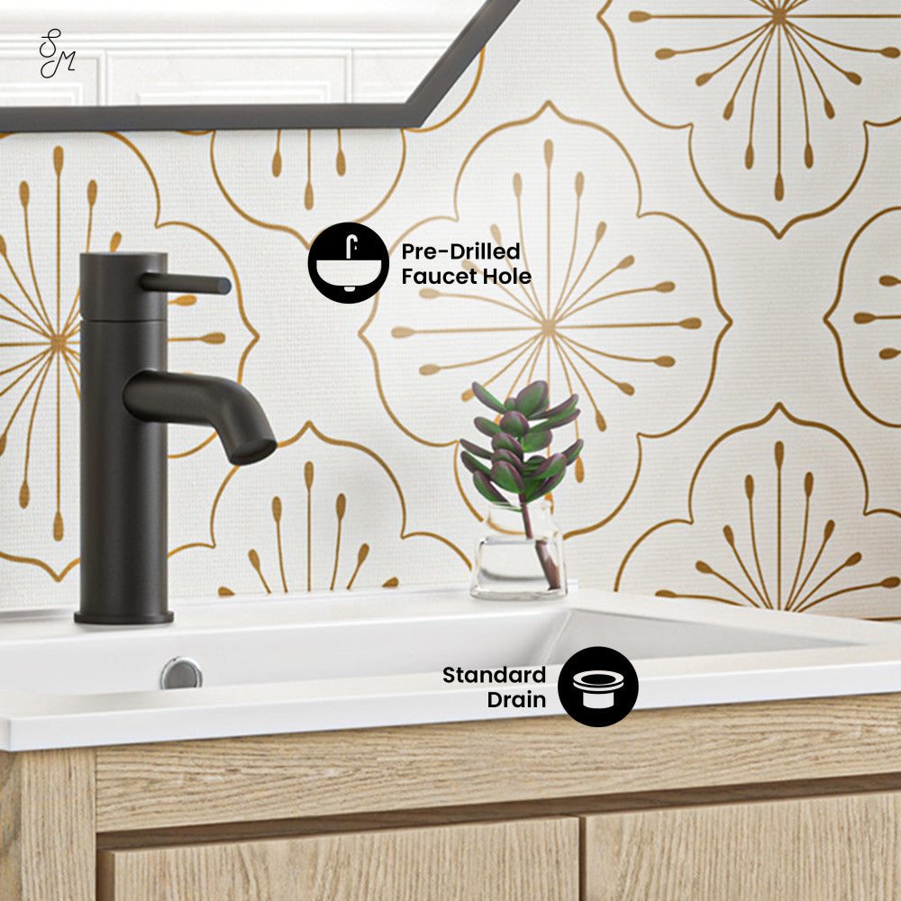 Virage 24 Freestanding, Bathroom Vanity in Natural Oak