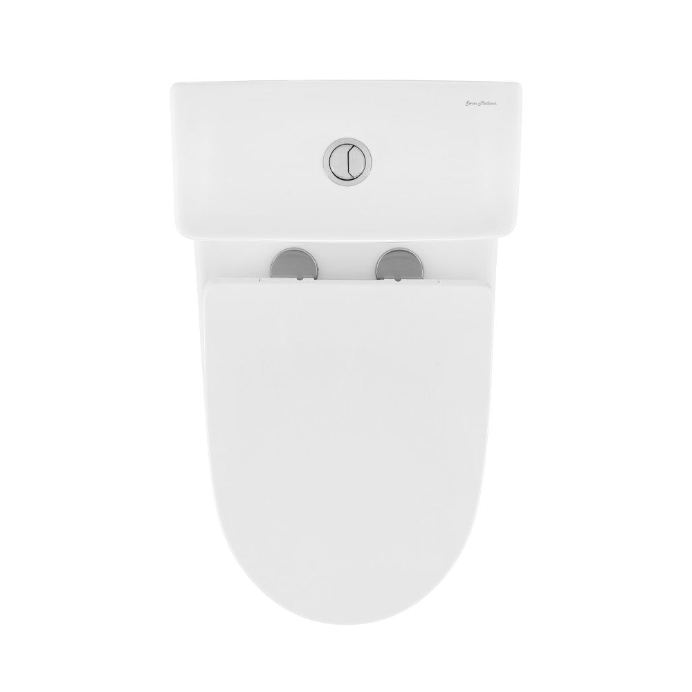 Arles One-Piece Elongated Toilet Vortex Dual-Flush 1.1/1.6 GPF