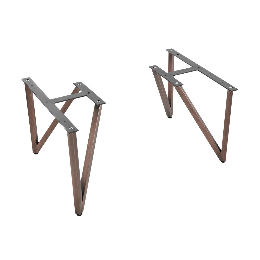 Annecy vanity legs in oil-rubbed bronze finish, sturdy replacement part for vanities.
