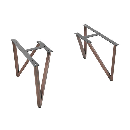Annecy vanity legs in oil-rubbed bronze finish, sturdy replacement part for vanities.