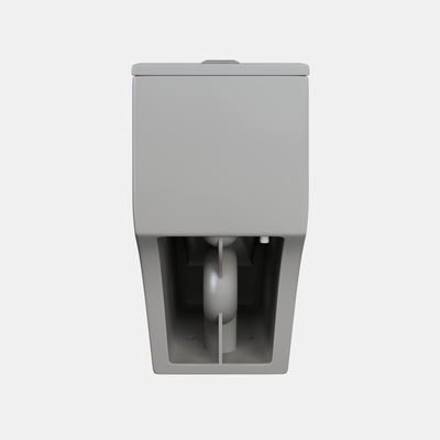 Dreux One Piece Elongated Dual Flush Toilet in Matte Gray 0.95/1.26 GPF