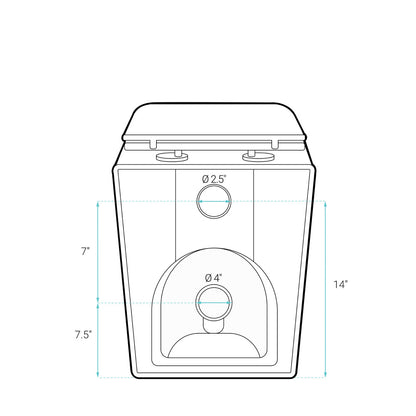 Concorde Back-to-Wall Toilet Bundle 0.8/1.6 GPF Dual Flush in Glossy White with Black Flush Plate