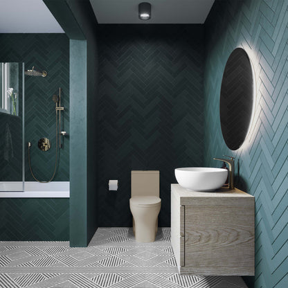 Sublime III One-Piece Round Toilet Vortex™ Dual-Flush 0.95/1.26 gpf in Bisque