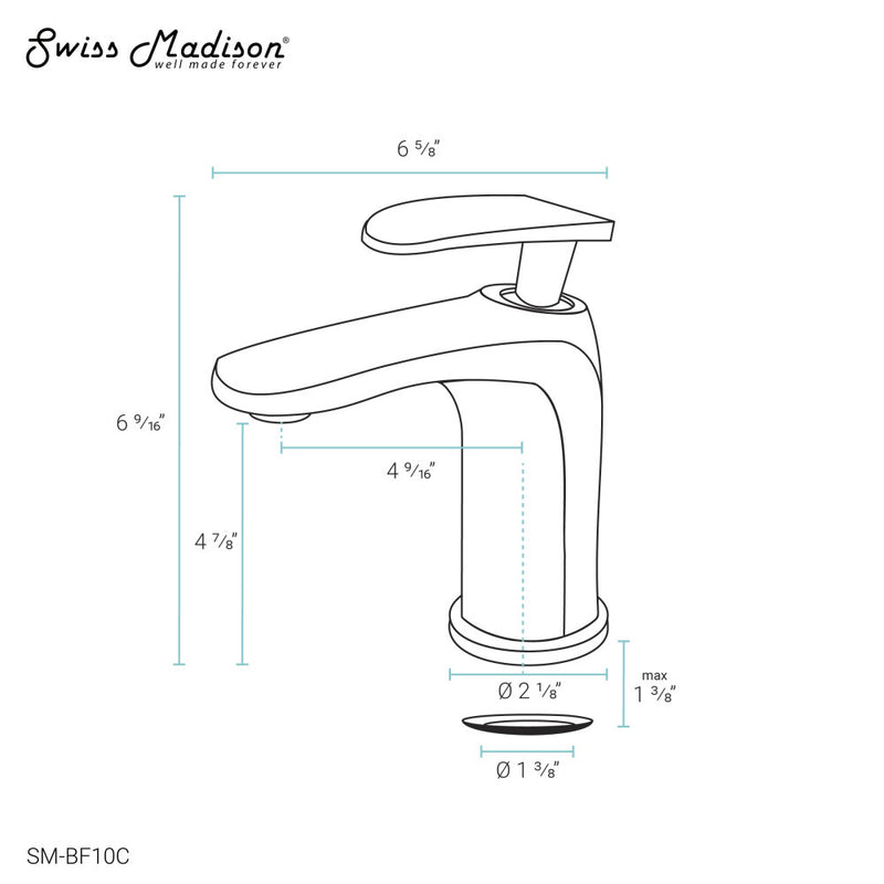 Claire 24" Rectangle Console Sink with Faucet, Drain, P-trap included, with Chrome Legs
