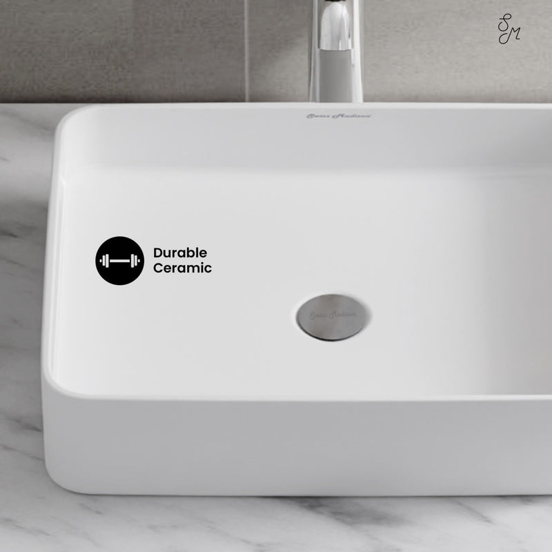 Concorde 19 Rectangle Ceramic Vessel Sink