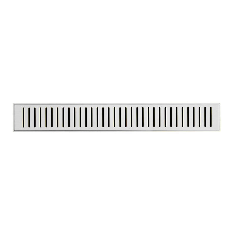 Voltaire 24" Stainless Steel Linear Shower Drain in Chrome
