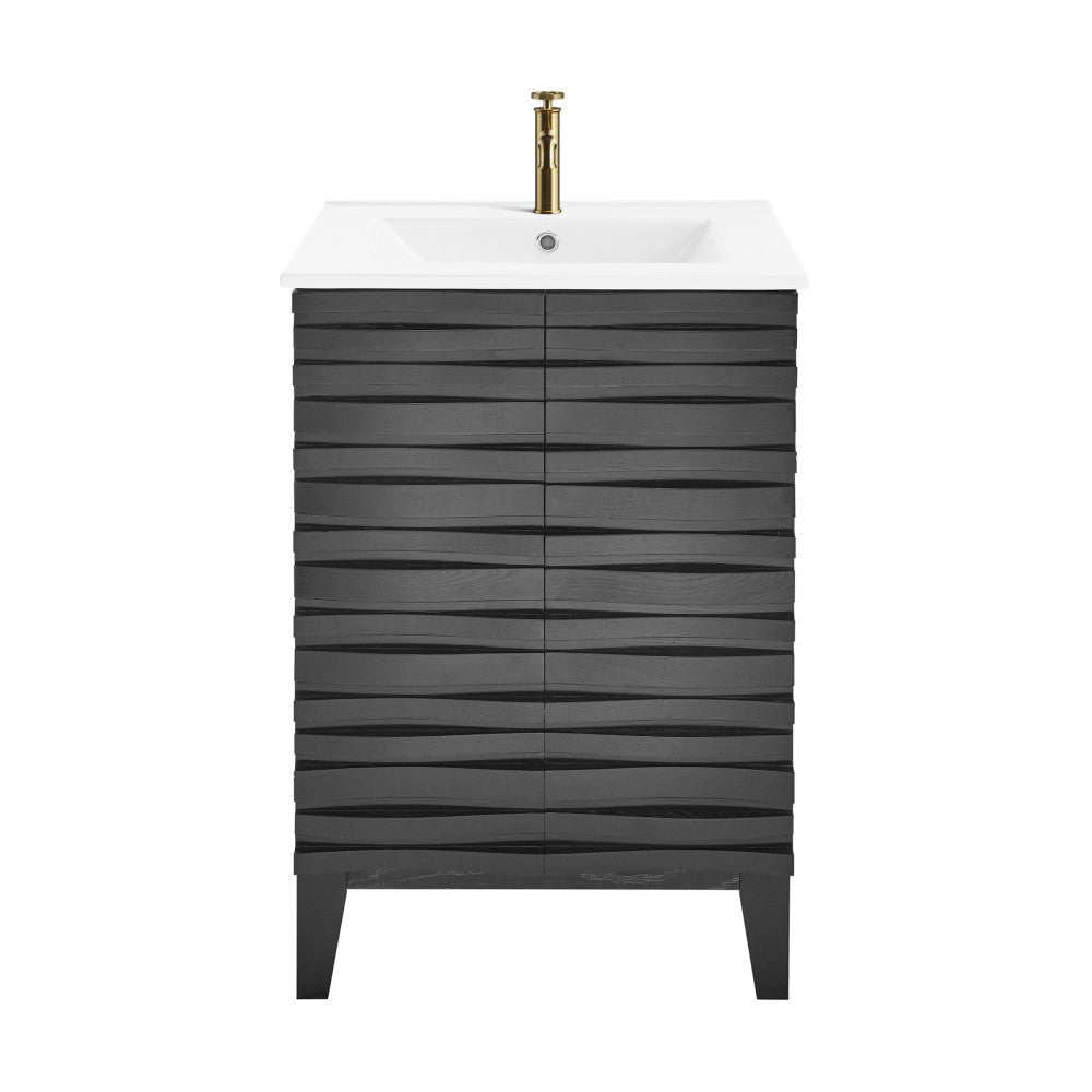 Cascade 24" Bathroom Vanity in Black