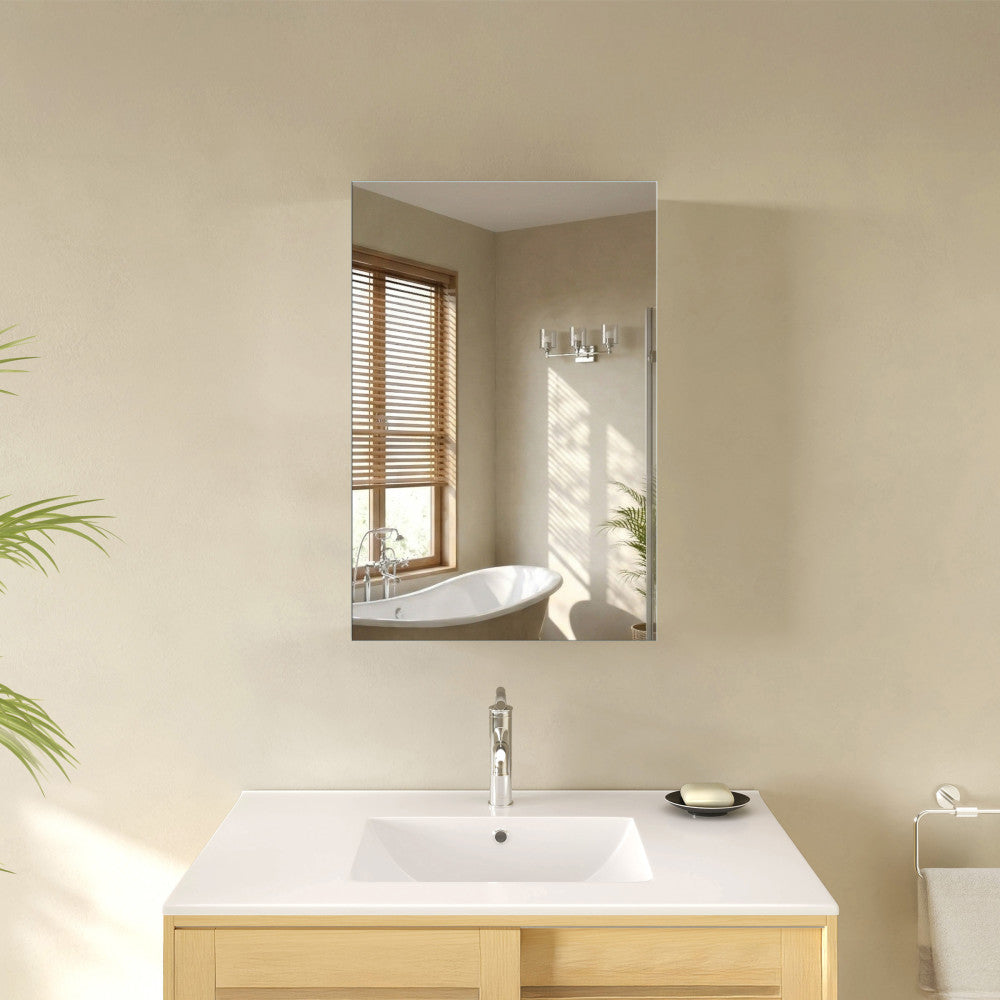 Cache 20 x 30 Rectangle Recessed/Wall Mount Medicine Cabinet with Mirrored Sides