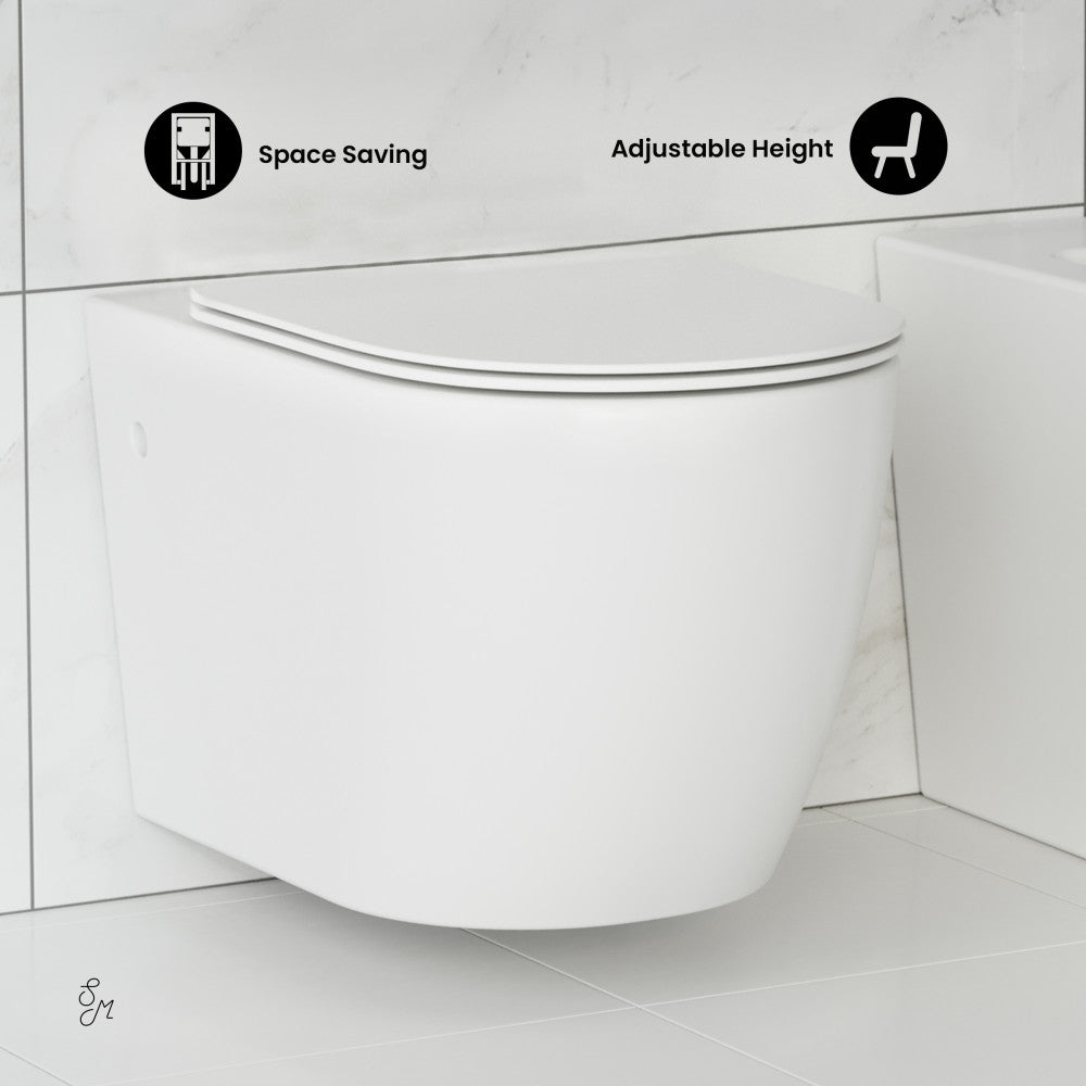 St. Tropez Wall-Hung Toilet Bowl Only