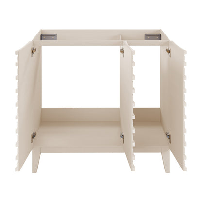 Cascade 36'' Bathroom Vanity in White - Cabinet