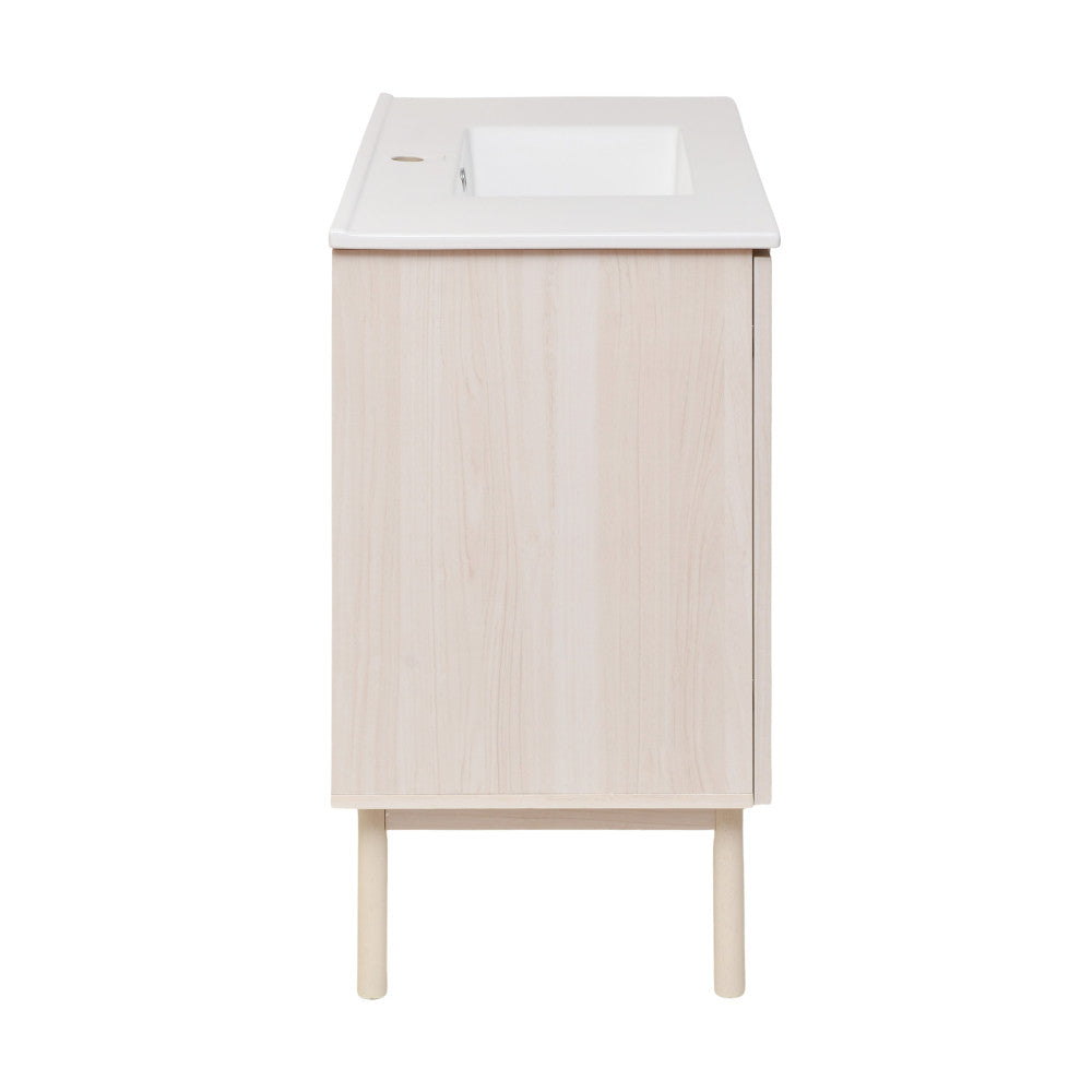 Classe 36" Freestanding Bathroom Vanity in White Oak with Sink Top