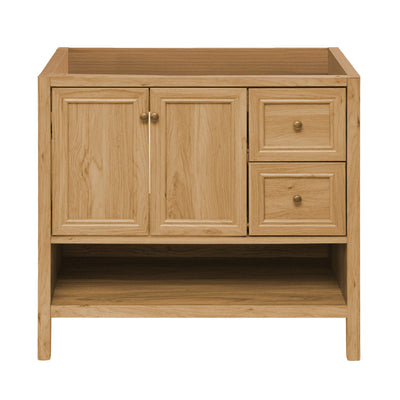 Chateau 36" Freestanding Bathroom Vanity Cabinet without Top in Golden Oak