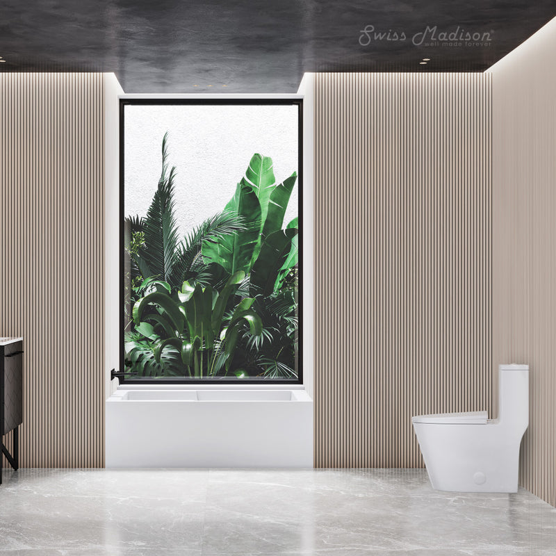 Dreux One Piece Elongated Dual Flush Toilet with 0.95/1.26 GPF (6 - Pack)