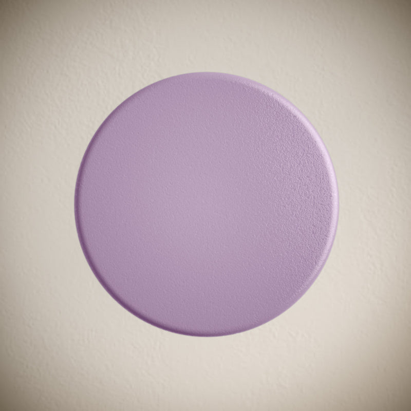 Lisse Concrete Bathroom Sink Non-Overflow Pop Up Drain in Matte Lavender