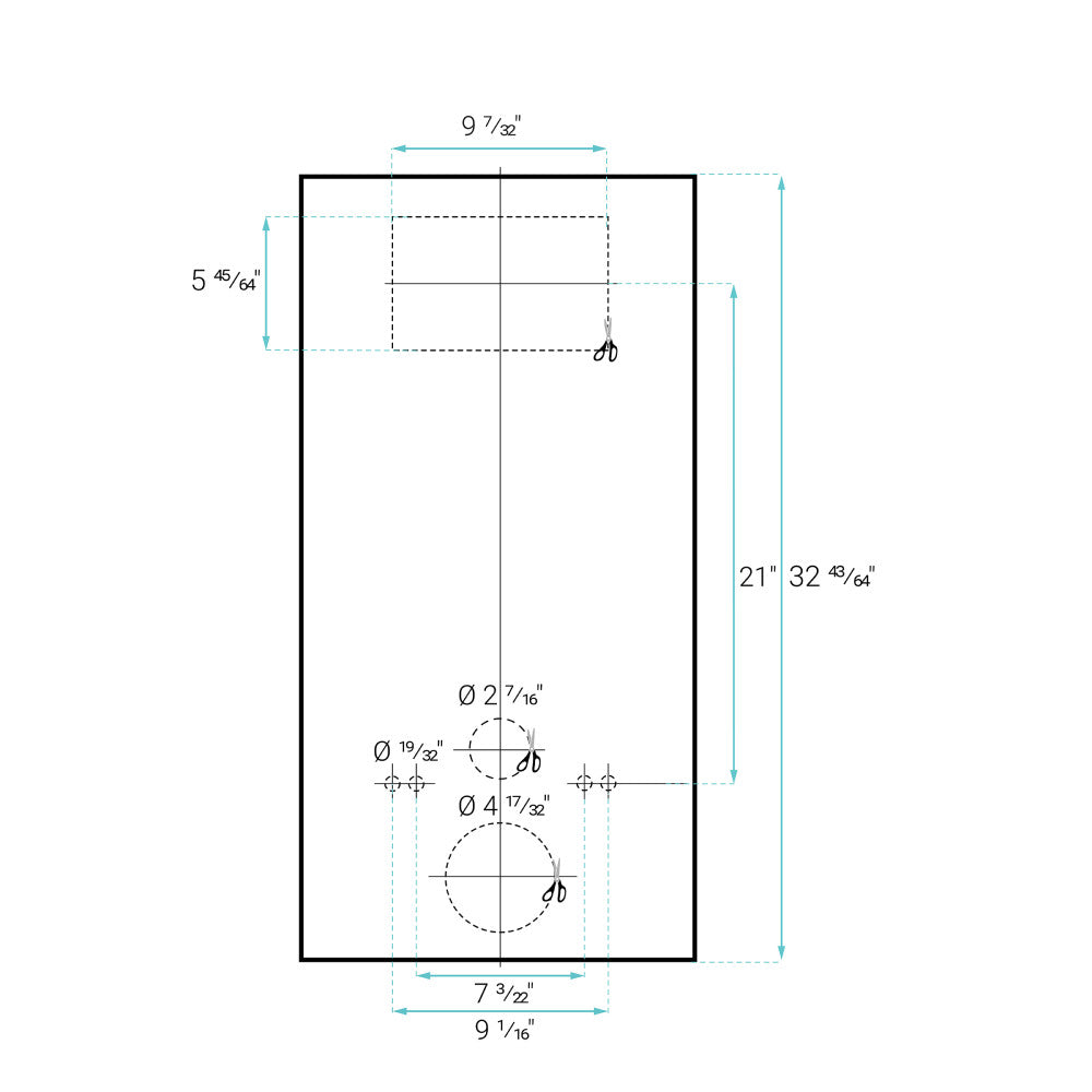Fantome H Concealed Toilet Tank Carrier System for Top Flush
