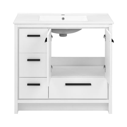 Virage 36 Freestanding, Bathroom Vanity in White