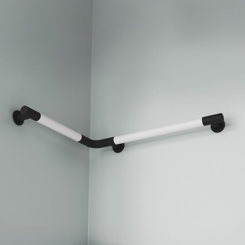 Auvergne 29" x 22" Right Angle Grab Bar in Matte Black