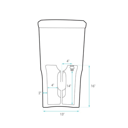 Classe One-Piece Toilet with Front Flush Handle 1.28 gpf