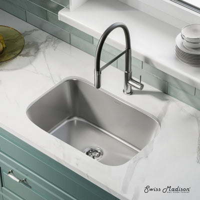 Toulouse 27 x 18 Stainless Steel, Single Basin, Undermount Kitchen Sink