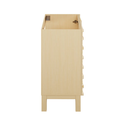 Cascade 24" Bathroom Vanity in Natural Oak - Cabinet