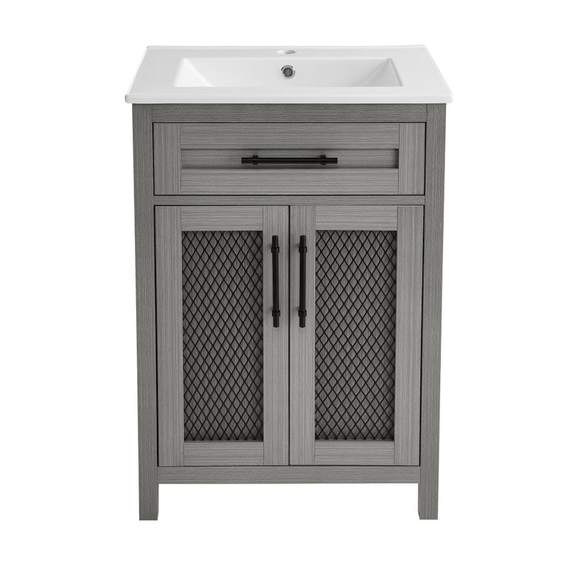 Calice 24" Bathroom Vanity in Carbon Gray