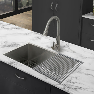 17" x 13" Kitchen Sink Grid, Gray