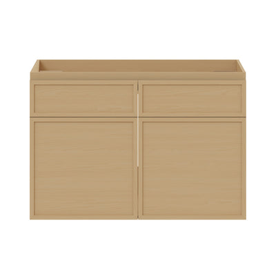 St. Tropez 30" Wall-Mounted Bathroom Vanity Cabinet without Top in Natural Oak
