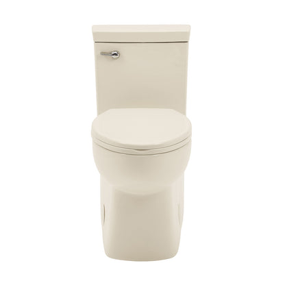 Classe One Piece Toilet with Front Flush Handle 1.28 gpf in Bisque