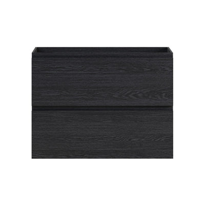 Liberte 30" Wall-Mounted Bathroom Vanity Cabinet without Top in Black Oak