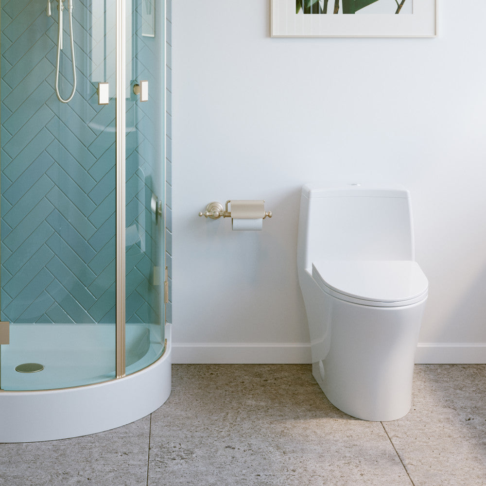 Bastille One-Piece Elongated Toilet Vortex Dual-Flush 1.1/1.6 gpf