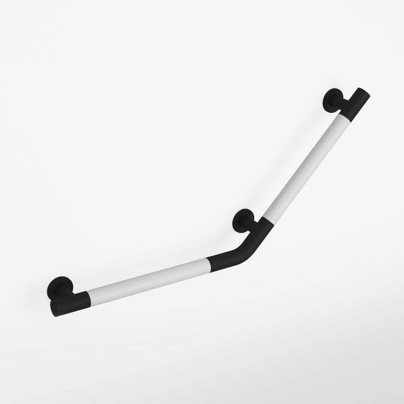 Auvergne 18" x 18" Angled Grab Bar in Matte Black