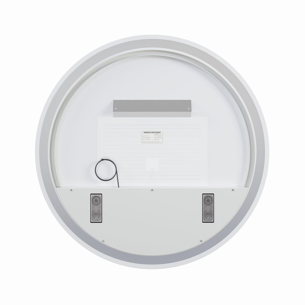 Monaco 32" Round LED Anti-Fog Smart Mirror with Bluetooth