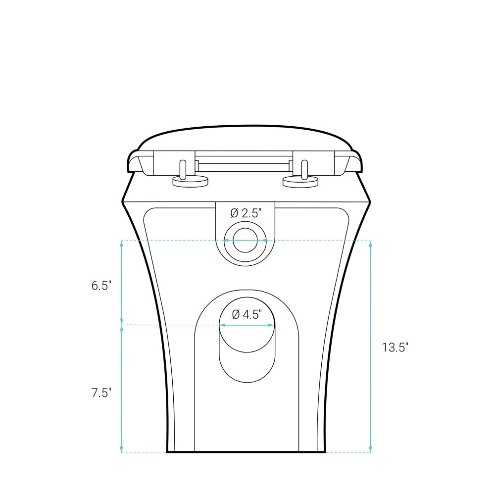 Cascade Back-to-Wall Elongated Toilet Bowl