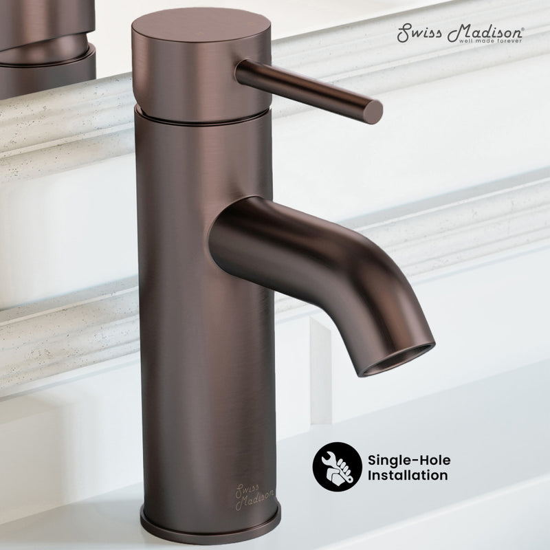 Ivy Single Hole, Single-Handle, Bathroom Faucet in Oil Rubbed Bronze