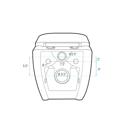 Ivy Wall-Hung Toilet Bundle 0.8/1.6 GPF Dual Flush in Glossy White with Black Flush Plate