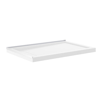 Marquette 60 x 32 Shower Pan Base with Reversible Drain in Glossy White