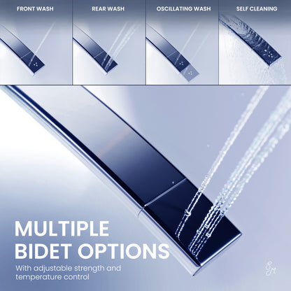 Concorde Smart One-Piece 1.28 GPF Single Top Flush Toilet in Glossy White