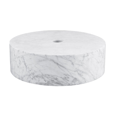 Monaco 17" Round Vessel Bathroom Sink in Marbled Gray