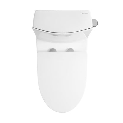 St. Tropez One-Piece 10" Rough-in 1.28 GPF Right-Hand Vortex Flush Elongated Toilet in Matte White