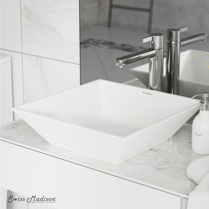 St. Tropez Square Ceramic Vessel Sink