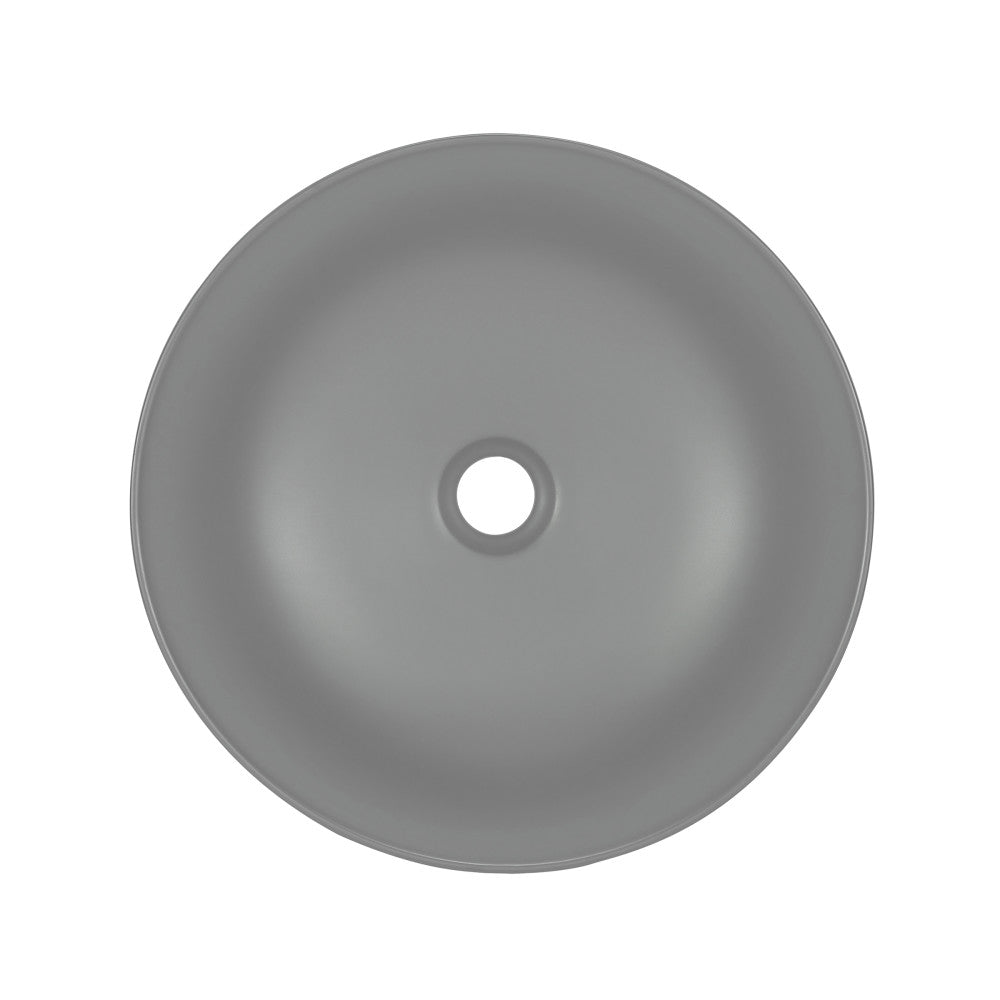 Classe 16 Color Ceramic Sink in Matte Gray