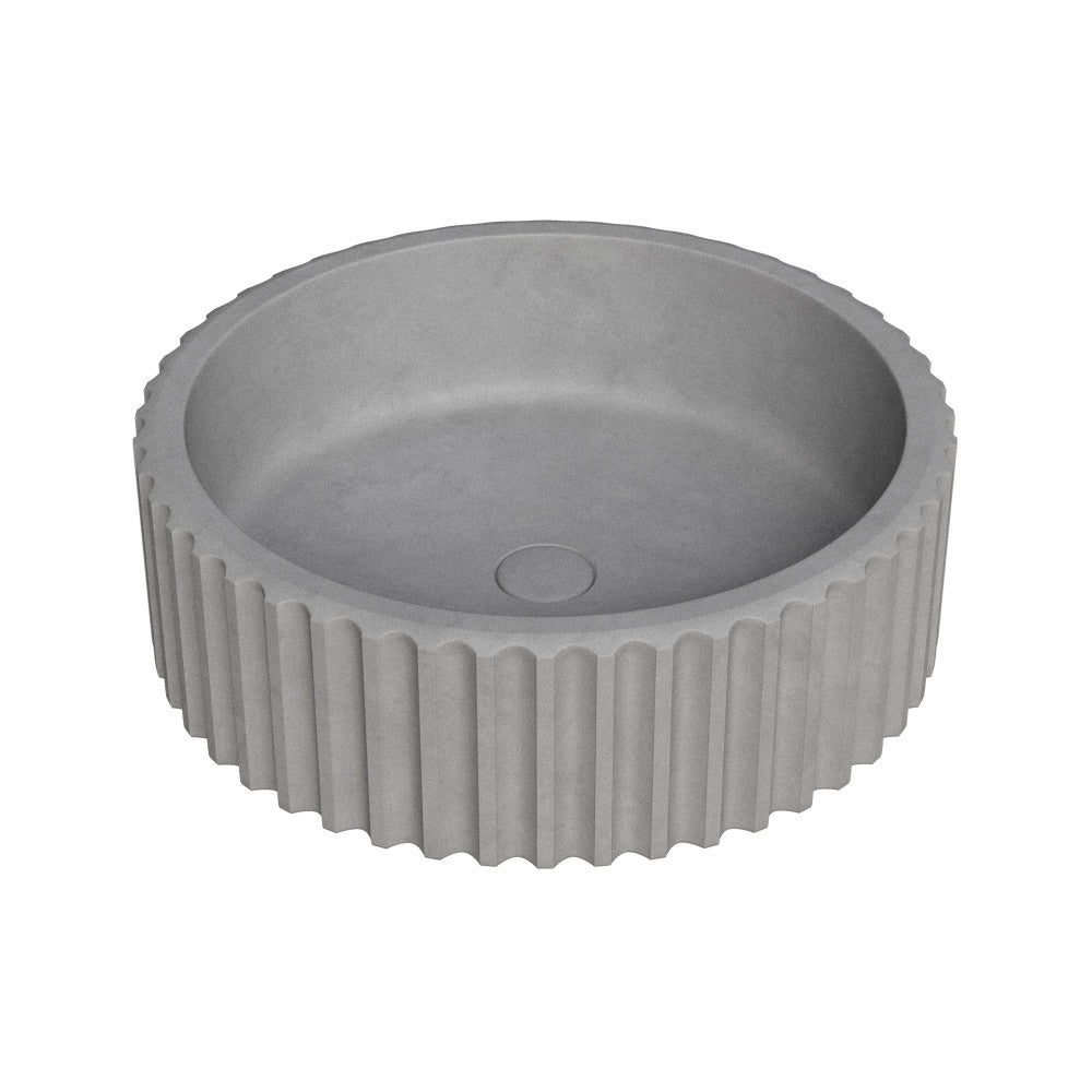 Lafayette 16" Round Concrete Vessel Sink in Gray