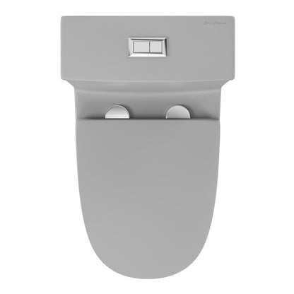 Dreux One Piece Elongated Dual Flush Toilet in Matte Gray 0.95/1.26 GPF