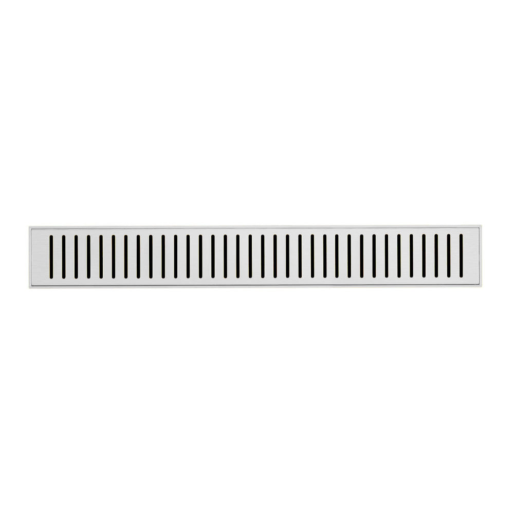 Voltaire 24" Stainless Steel Linear Shower Drain in Chrome