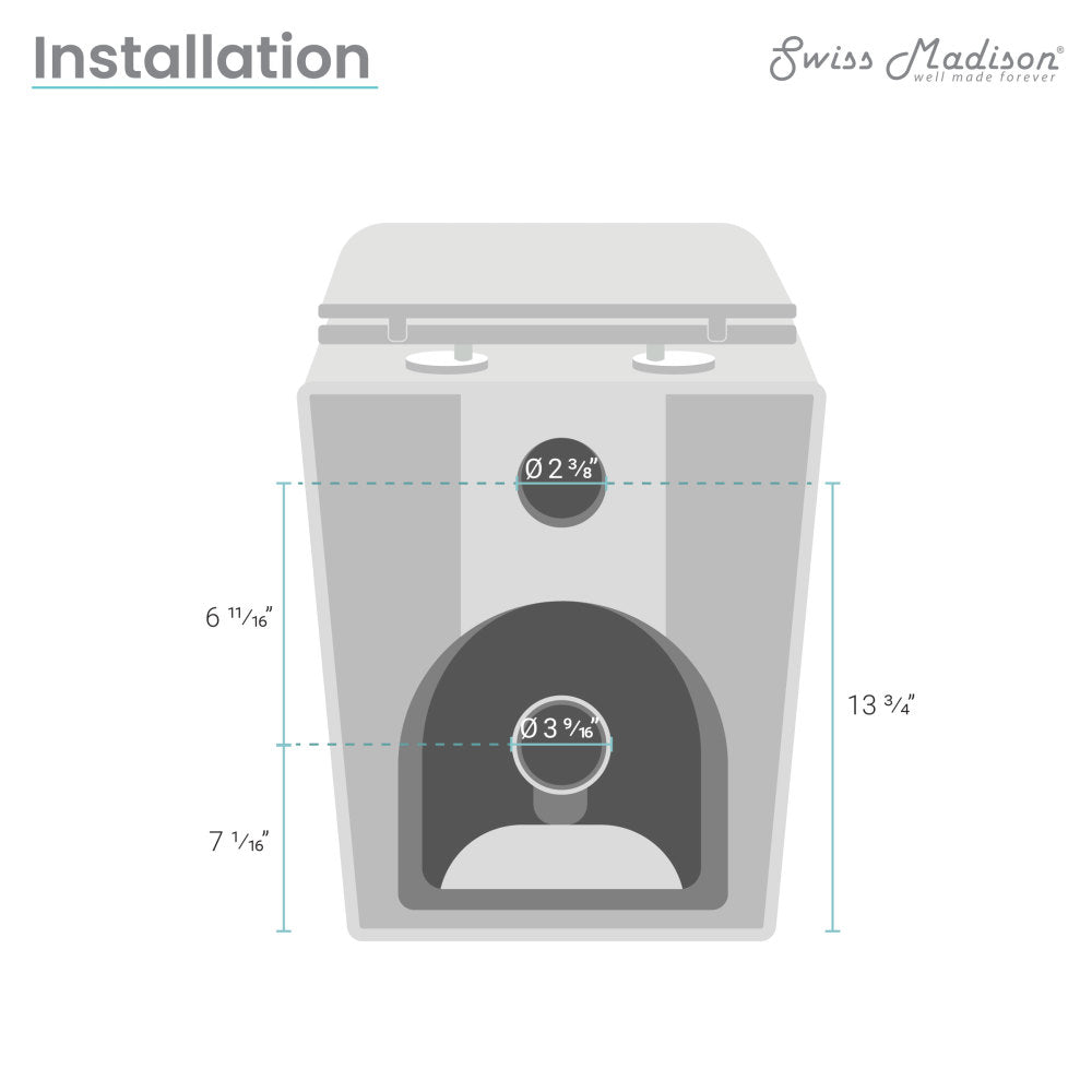 Compact back-to-wall toilet bowl in glossy white, concealed tank design.