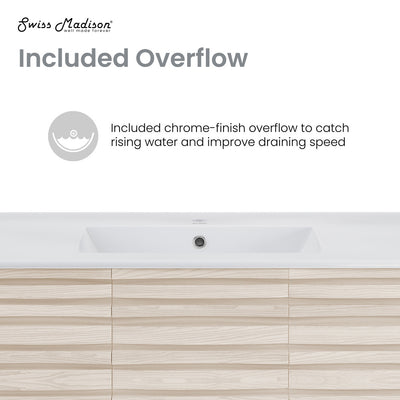 Cascade 36'' Bathroom Vanity in White