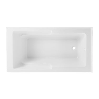 Voltaire 60 x 32 Right Hand Drain Drain Alcove Tub with Corner Apron