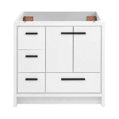 Virage 36 Freestanding, Bathroom Vanity in Glossy White - Cabinet